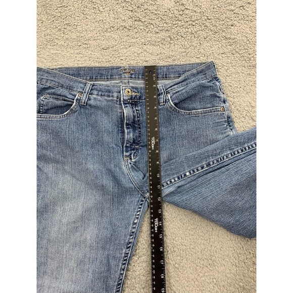 Lee Riders Women's Denim Blue Jeans - Straight Leg 5 Pocket Design - Picture 8 of 11